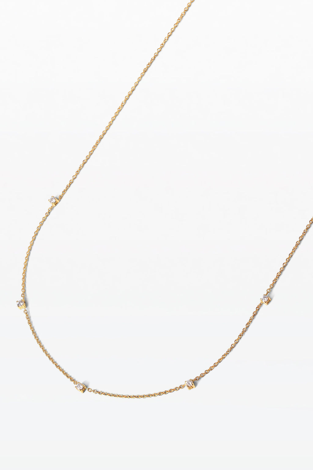 Anthology 04 18K Gold Necklace w. Diamonds