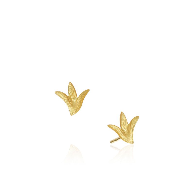 Mini Aura 18K Gold Earrings