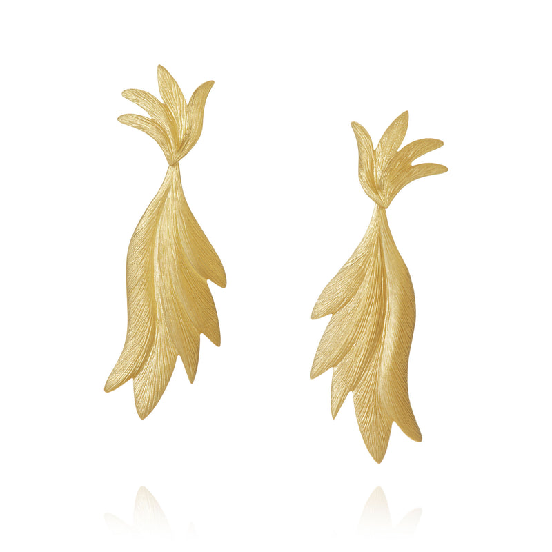 Aura 18K Gold Earrings
