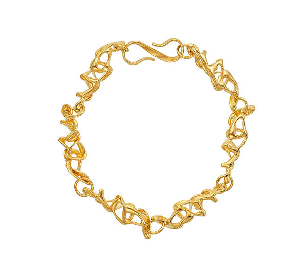 Amara Link Gold Plated Bracelet