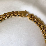 Chubby Chain Link 18K Gold Plated Necklace