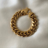 Chain Link 18K Gold Plated Bracelet