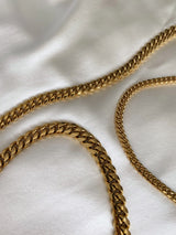 Kette Link Halskette 18K vergoldet