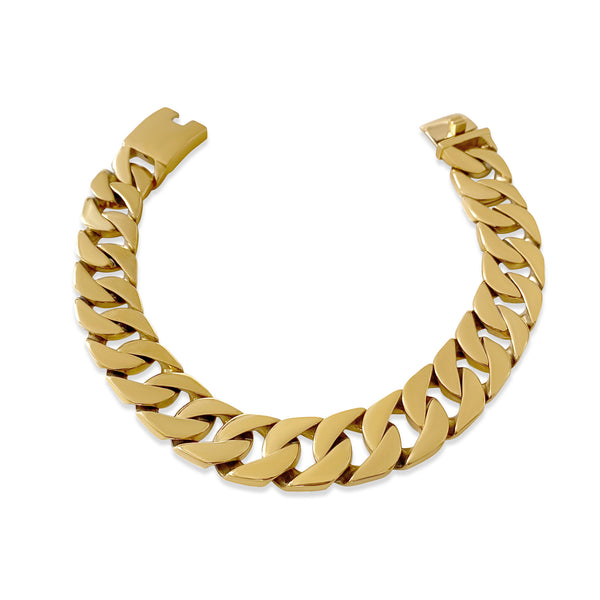 Chunky Chain 24K Gold Plated Necklace