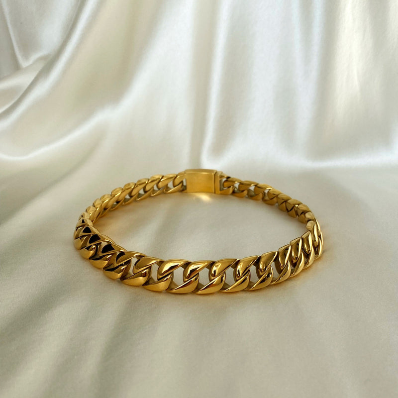 Mini Chunky Chain 24K Forgyldt Halskæde