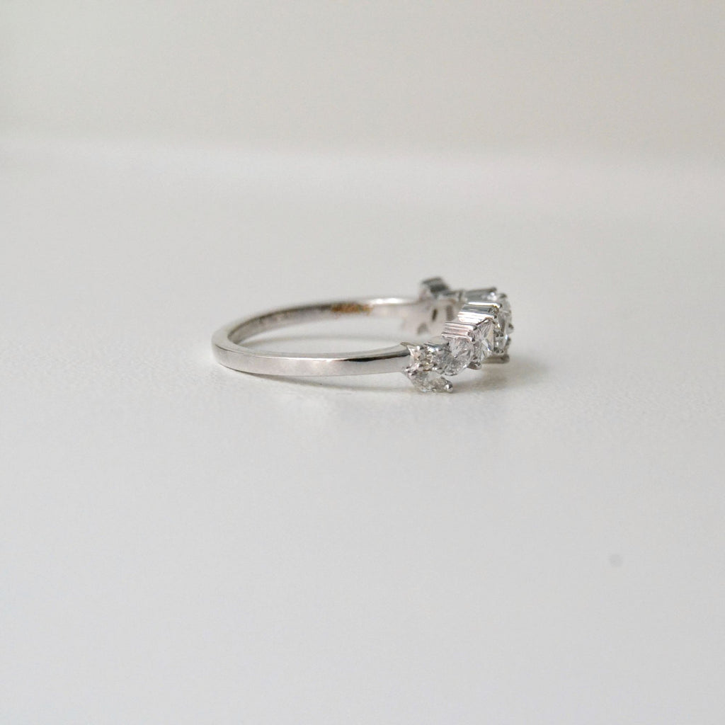 Shamaila 18K Whitegold Ring w. Diamonds