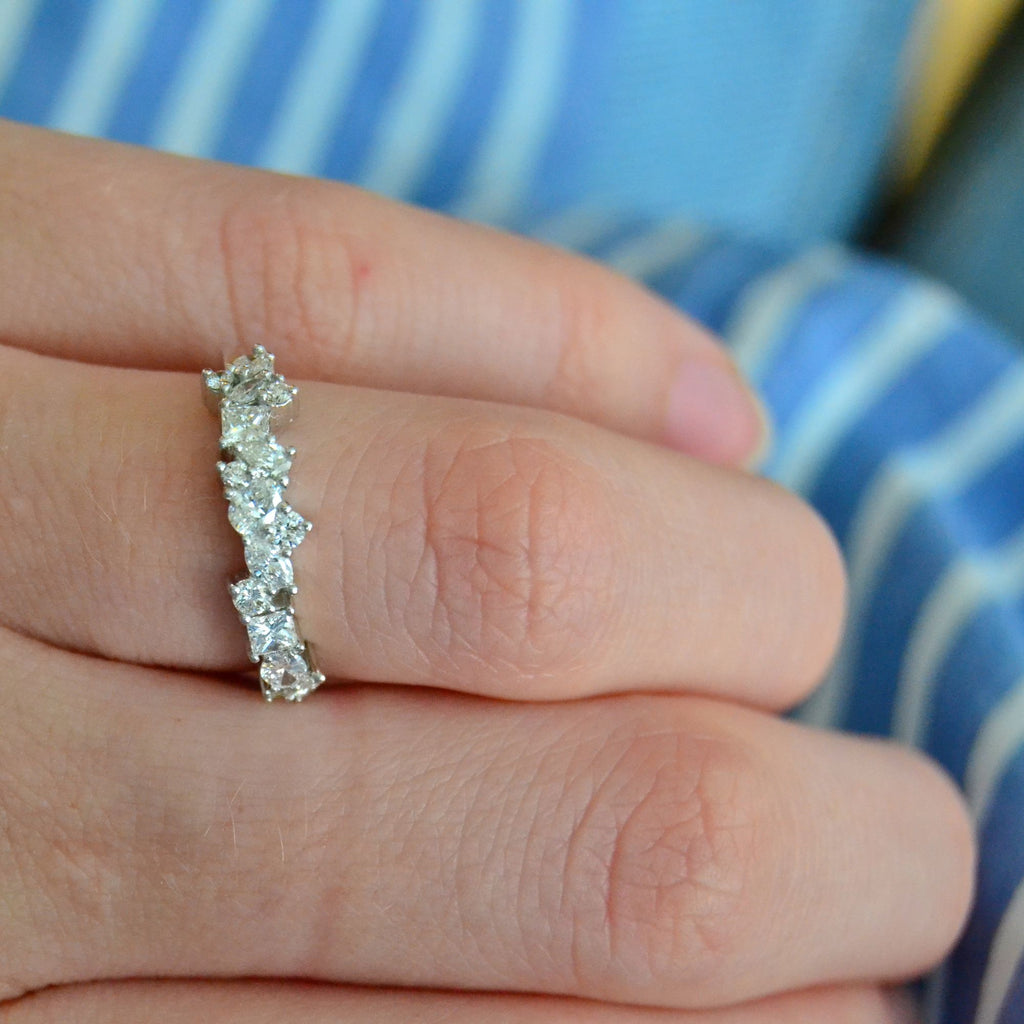 Shamaila 18K Whitegold Ring w. Diamonds