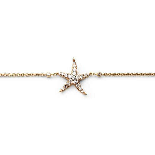 Sea Star Dream Armband 18K vergoldet Gold, Rosé- oder Weißgold I Diamanten