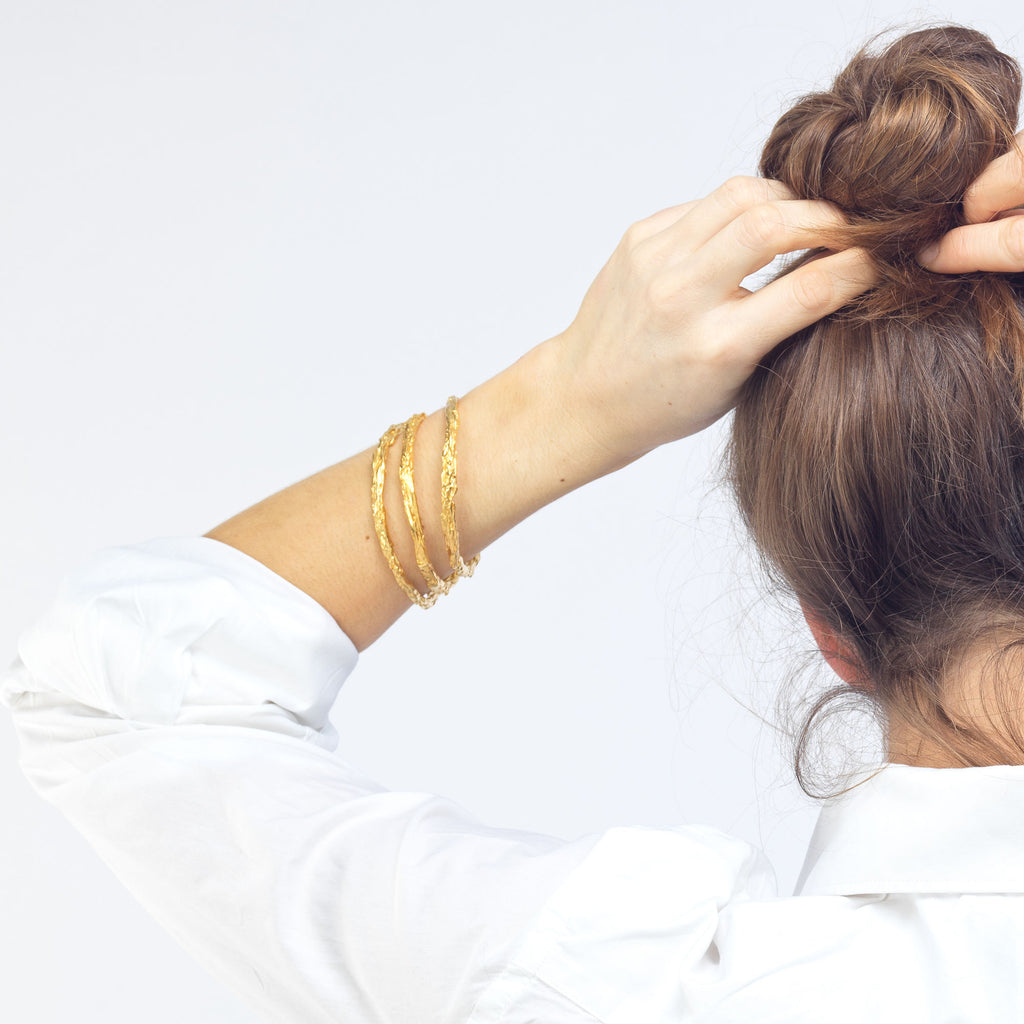 Artemis Gold Plated Bangle