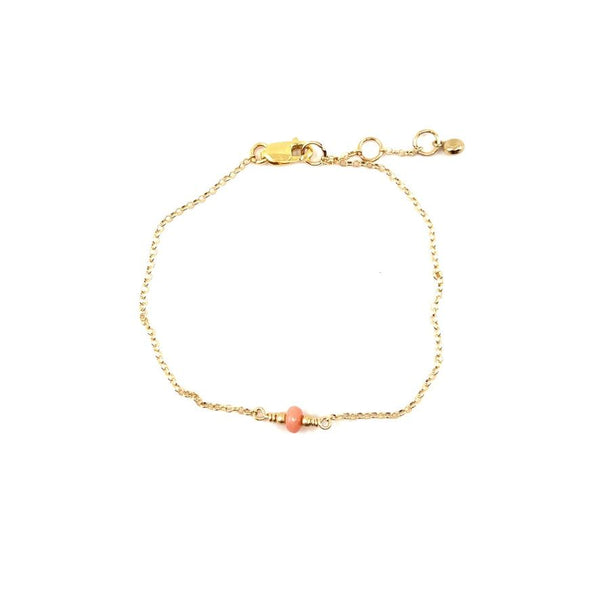 Aurora 14K Goldfilled Bracelet w. Opal