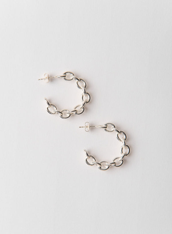 Chain Collection I Hoops I Silber