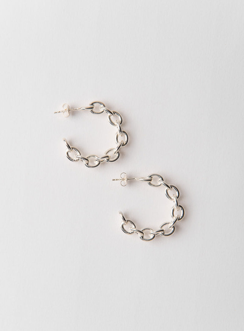 Chain collection Silver Hoops