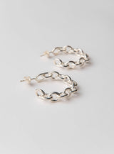 Chain collection Silver Hoops