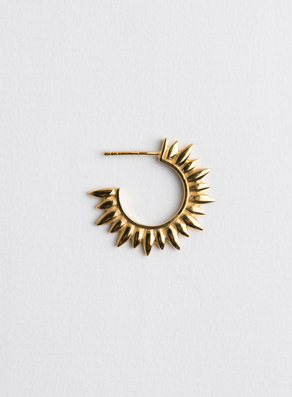 Sun 14K Forgyldt Hoop