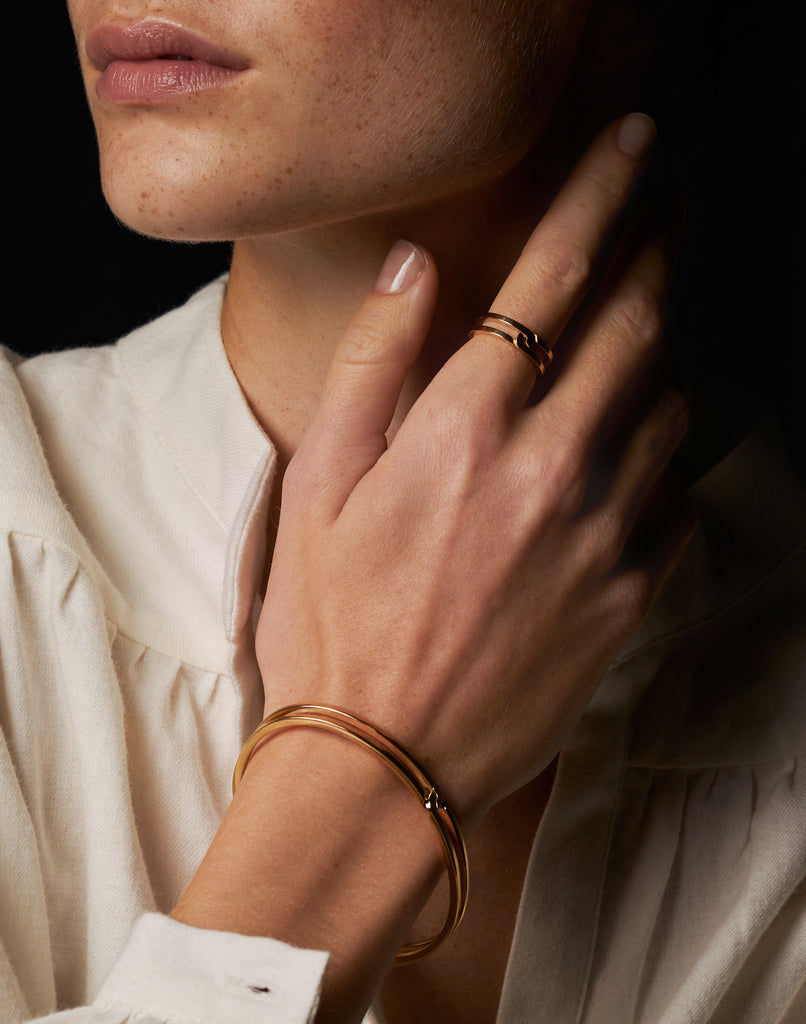 Blast 18K Gold Bracelet