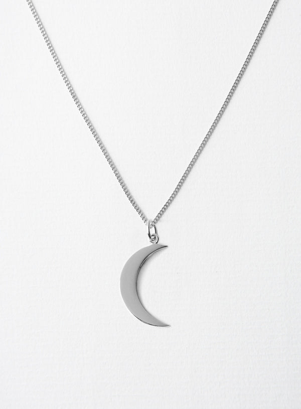Big Moon Halskette I Silber