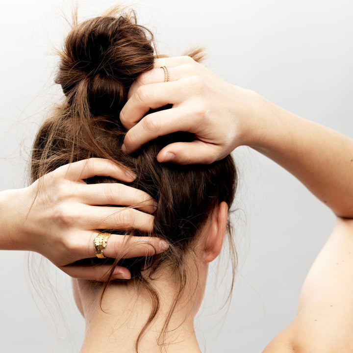 Bark Ring I Vergoldet