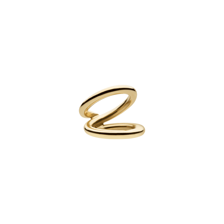 Bulky Viper Ring Forgyldt