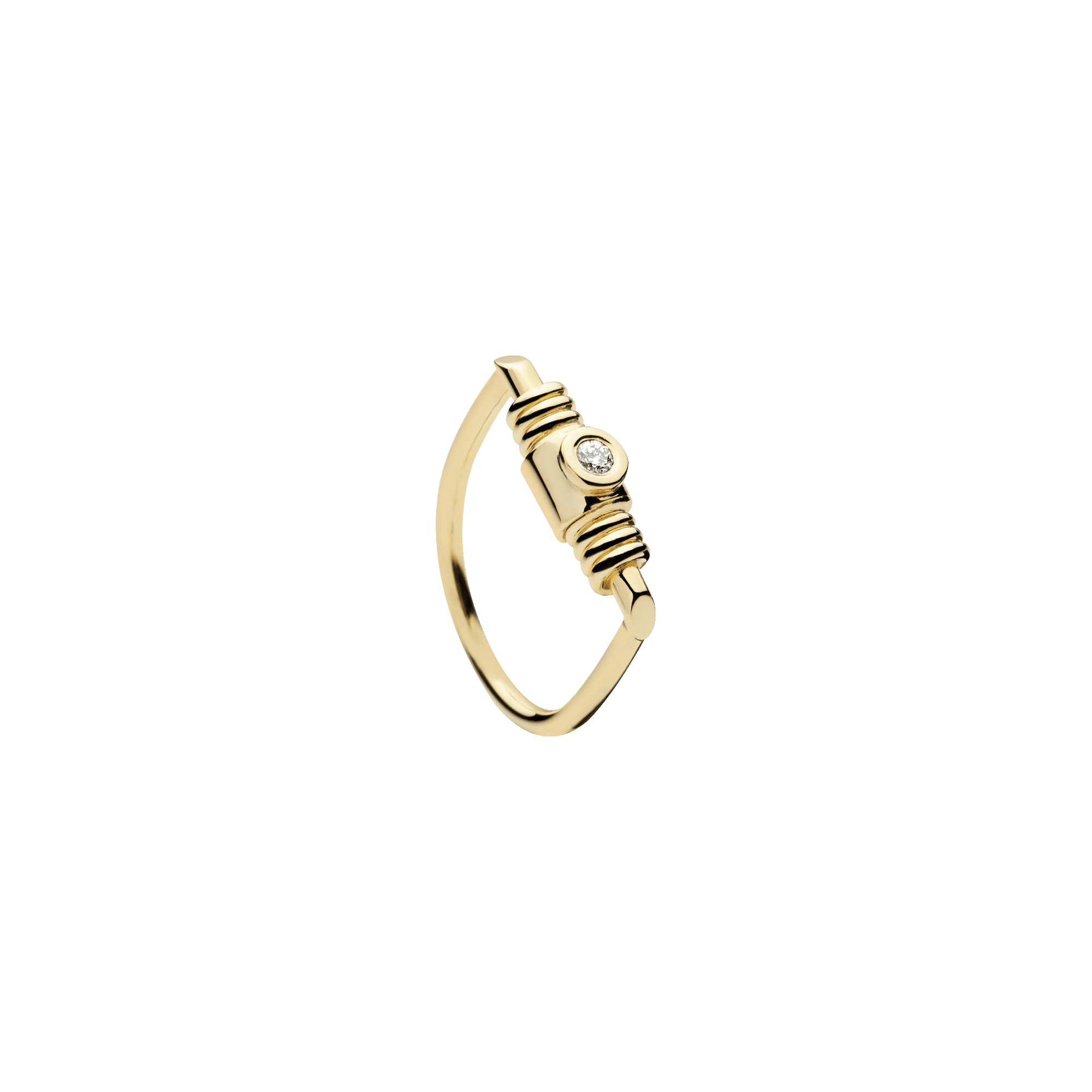 Bullet Ring - 14K Gold