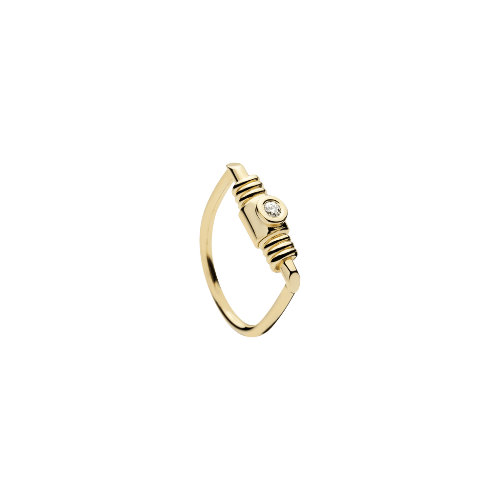 Bullet Ring - 14K Gold