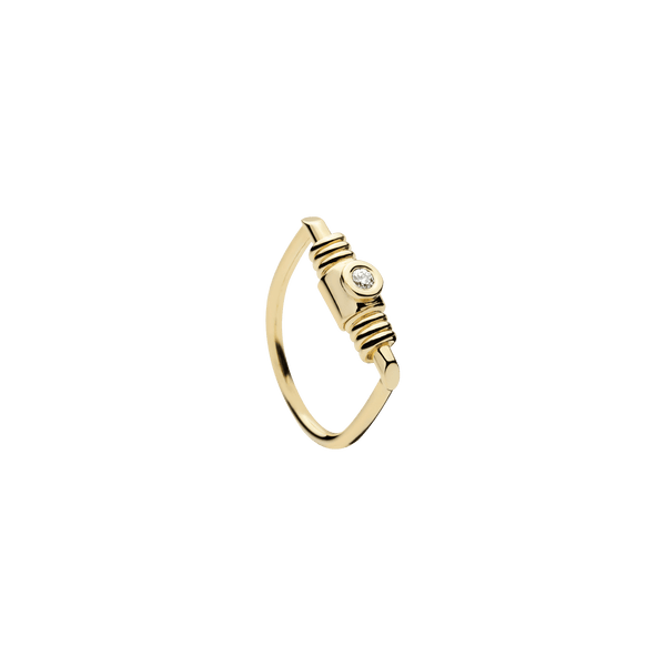 Bullet Ring - 14K Gold