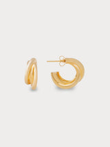 Triple Twist Hoops