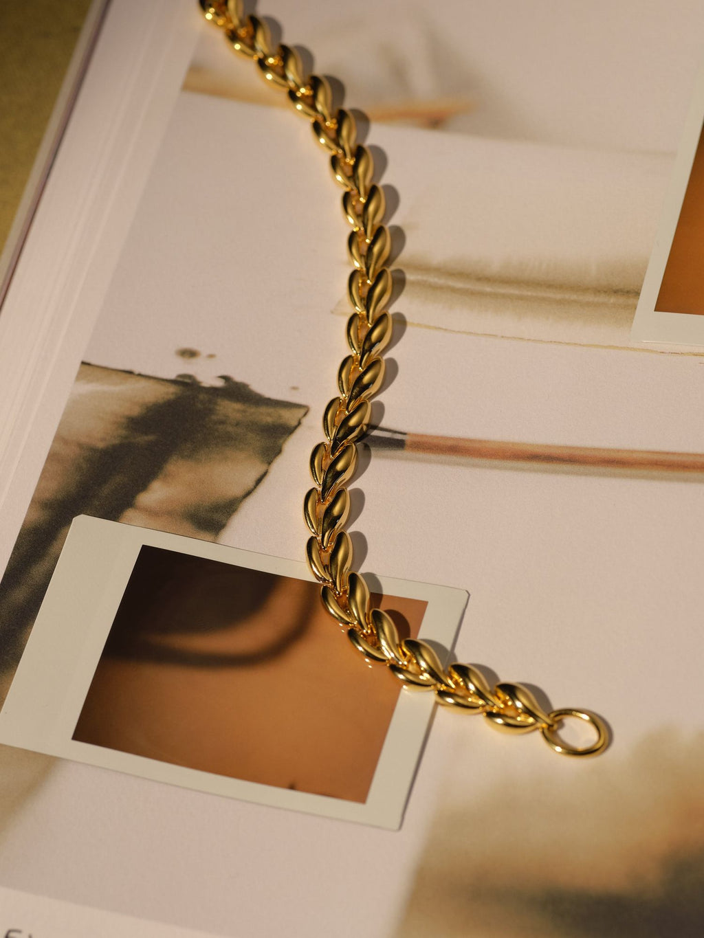 The Fishbone Chain Necklace - Bold