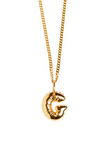Letter G Gold Plated Necklace