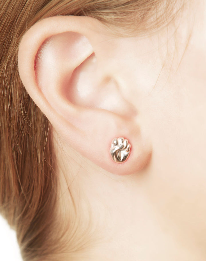 Sara Girlpower sølvøreringe