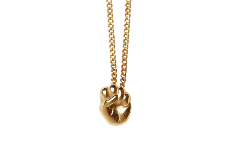 Sara girlpower Gold Plated Necklace
