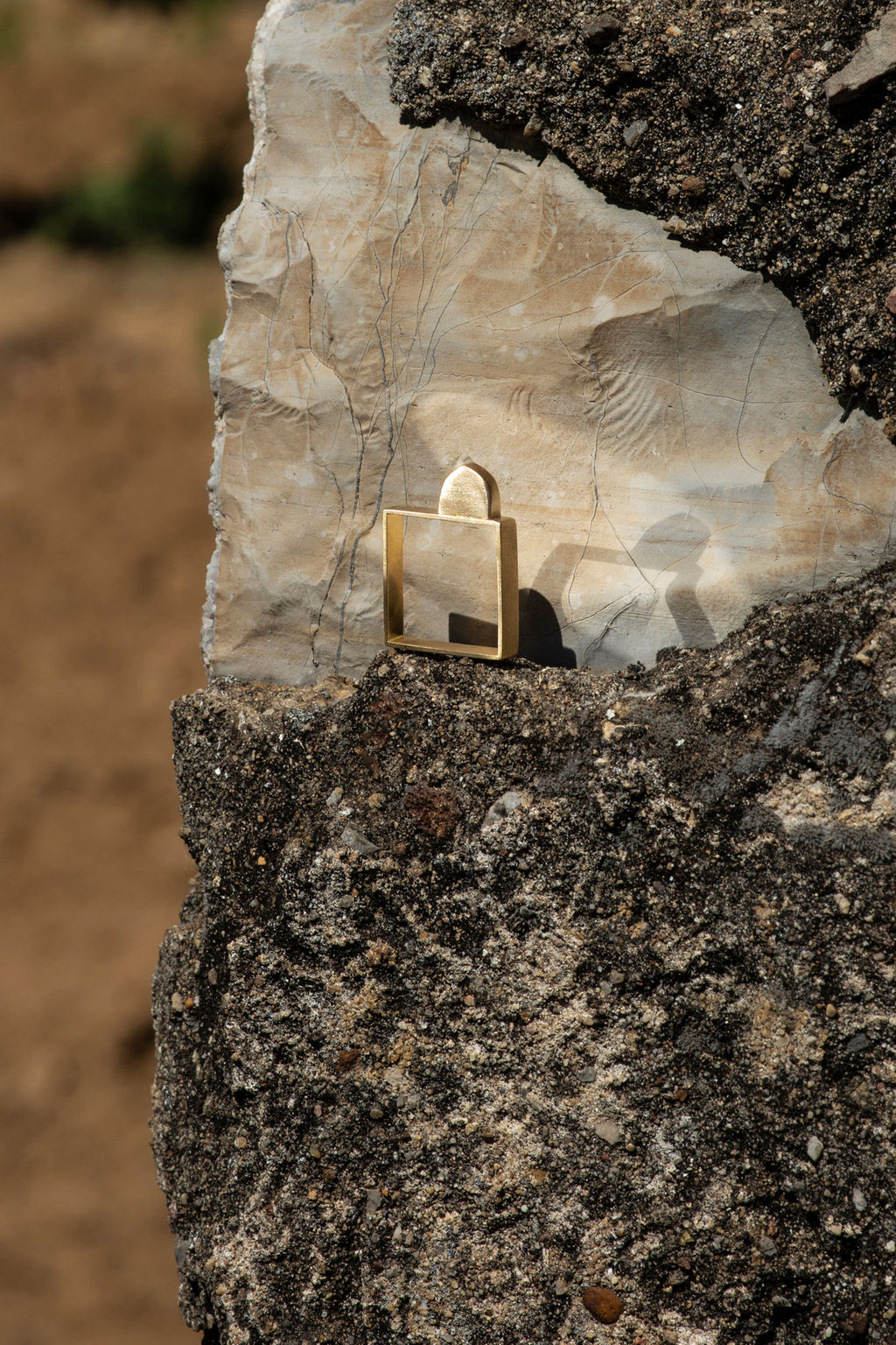 Carole Chiotasso | The Monjoie Square 18K Gold Ring
