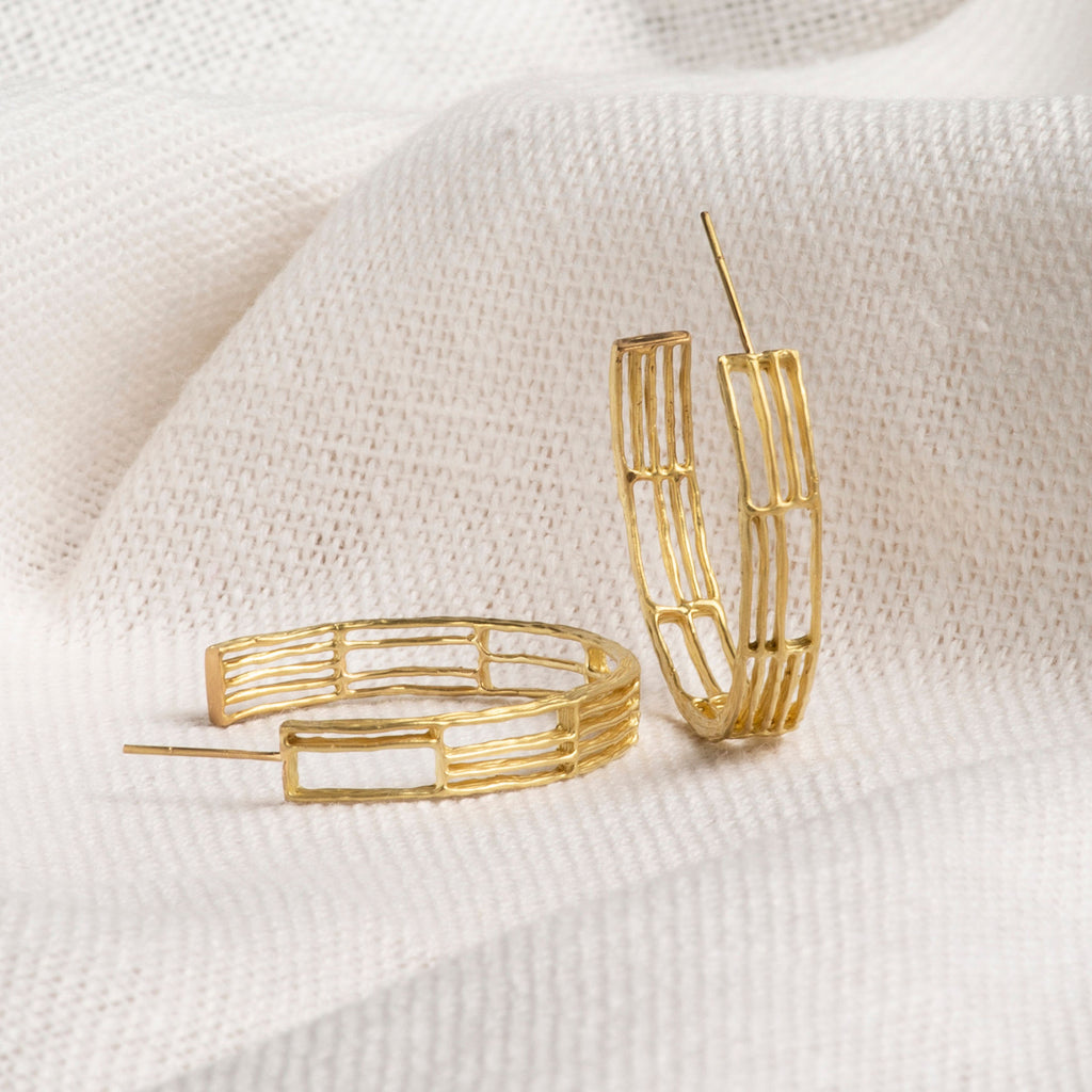 Carole Chiotasso | The Pyrgi 18K Gold Earrings