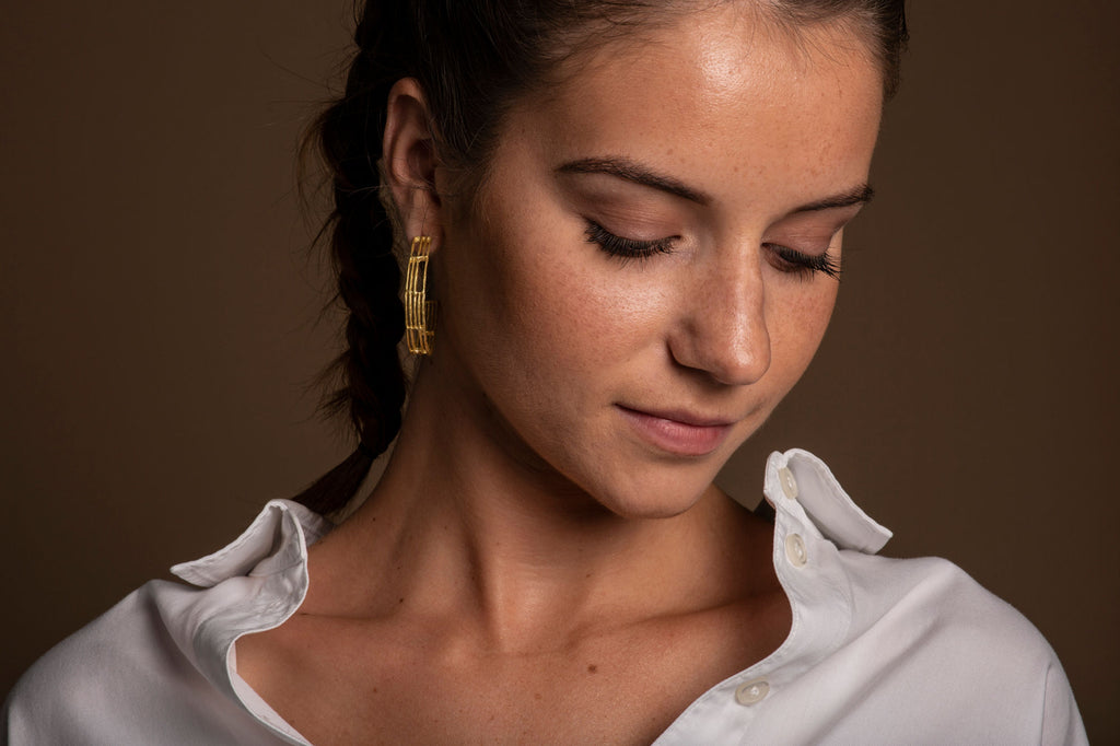 Carole Chiotasso | The Pyrgi 18K Gold Earrings