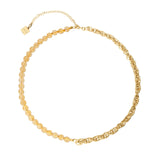 Collar Kala 18K Gold Plated Necklace w. Citrin