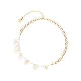 Thalia 18K Gold Plated Necklace w. Pearls