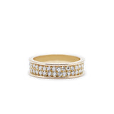 Courage 18K Gold, Whitegold or Rosegold Ring w. Lab-Grown Diamonds