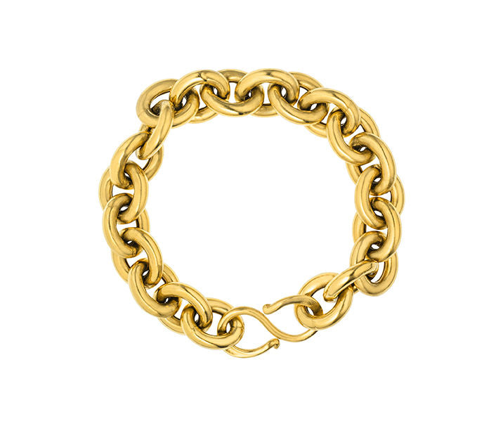 Chunky Kæde Forgyldt Armbånd