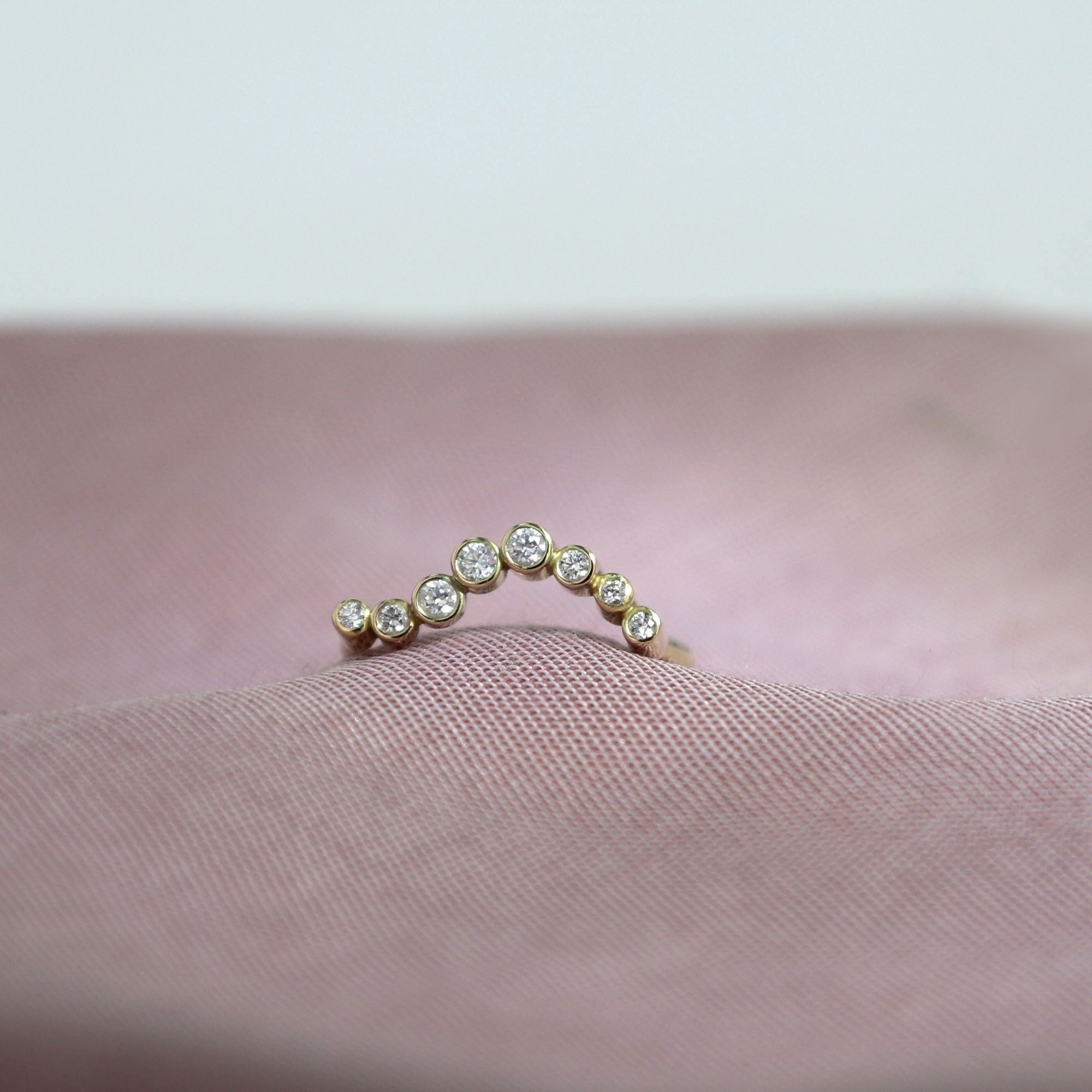 Miss Charlotte Gold 18K Gold Ring w. Diamonds