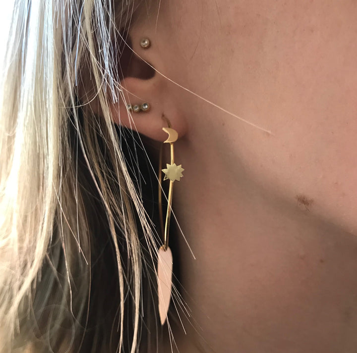 Christine 14K Gold Hoop