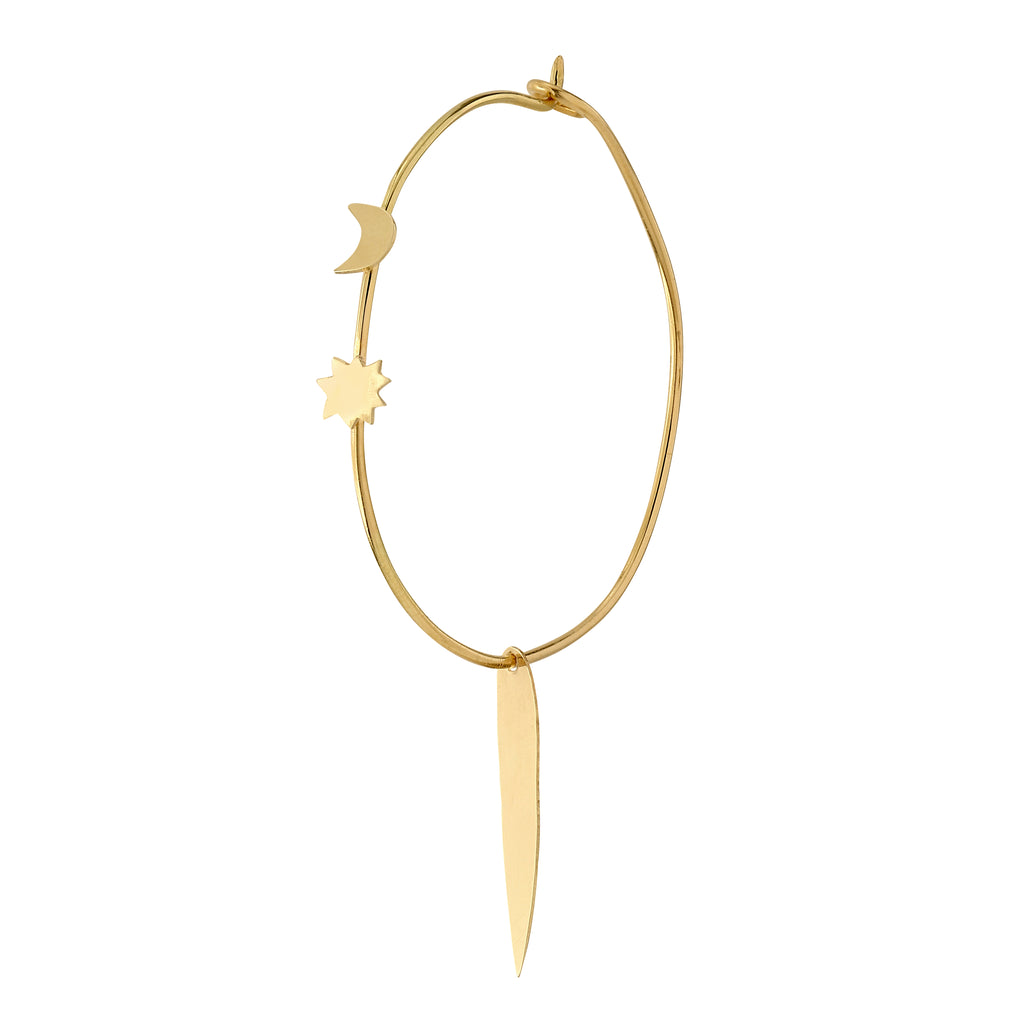 Christine 14K Gold Hoop