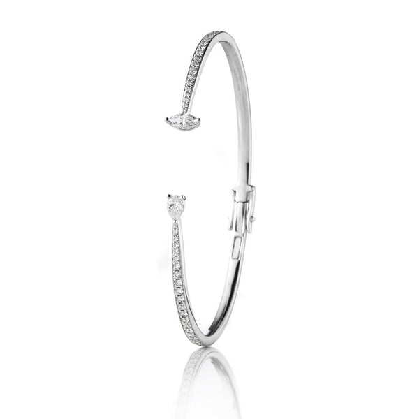 Conscious 18K Guld, Rosaguld eller Hvidguld Armbånd m. Diamanter