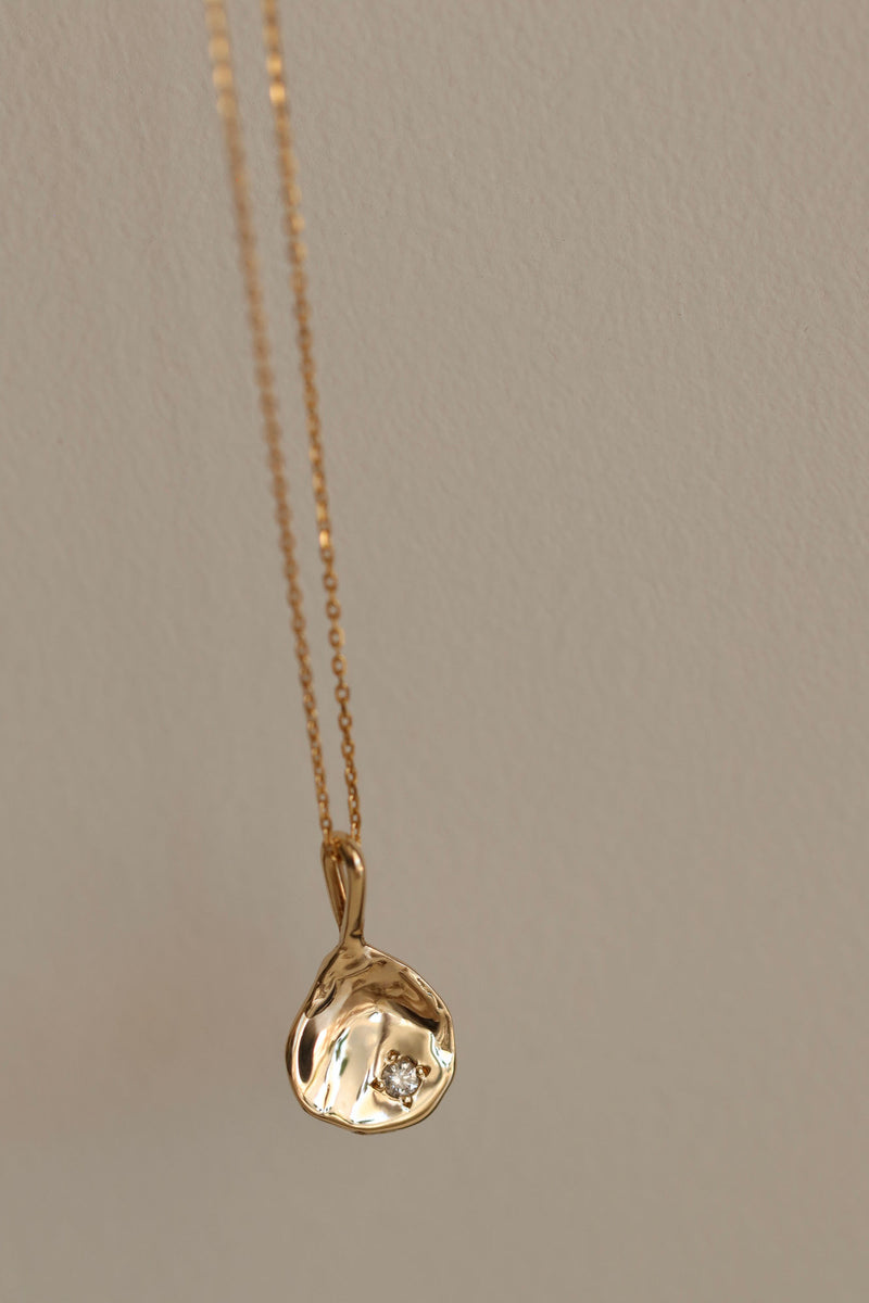 Clara Goldkette aus 9K oder 18K I Diamant I Weiß