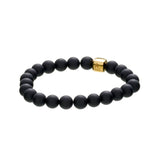 ColorUp (8mm) 18K Gold Bracelet w. Onyx