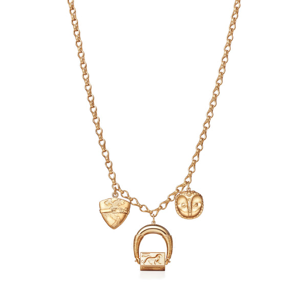 Futura Jewelry | Amulet 18K Gold Necklace