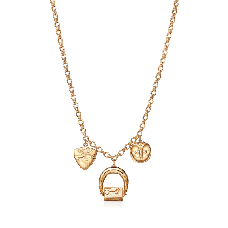 Futura Jewelry | Amulett Halskette aus 18K Gold