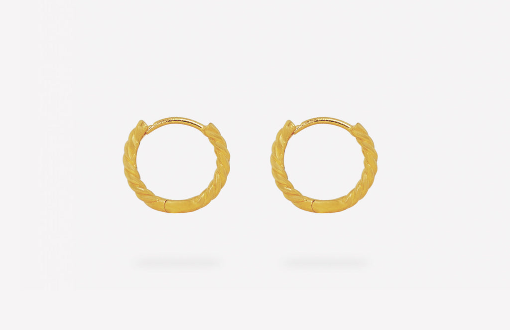 IX Frej 22K Forgyldt Hoop