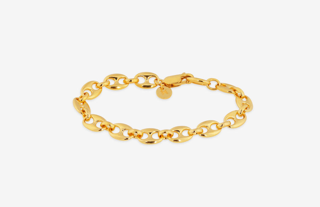 IX Constantine 22K Gold Plated Bracelet