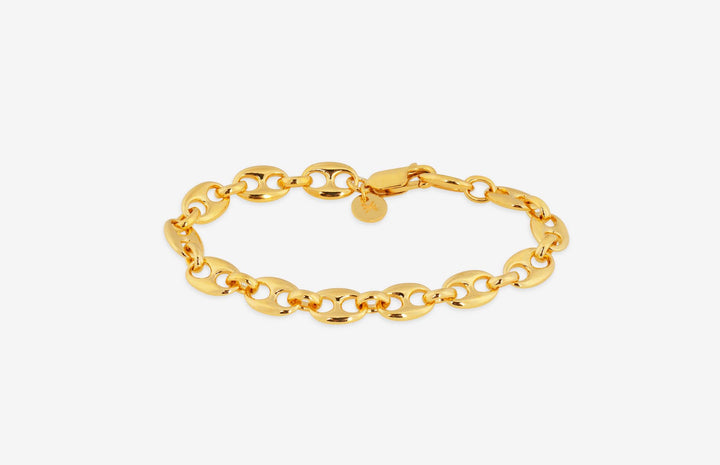 IX Constantine 22K Gold Plated Bracelet