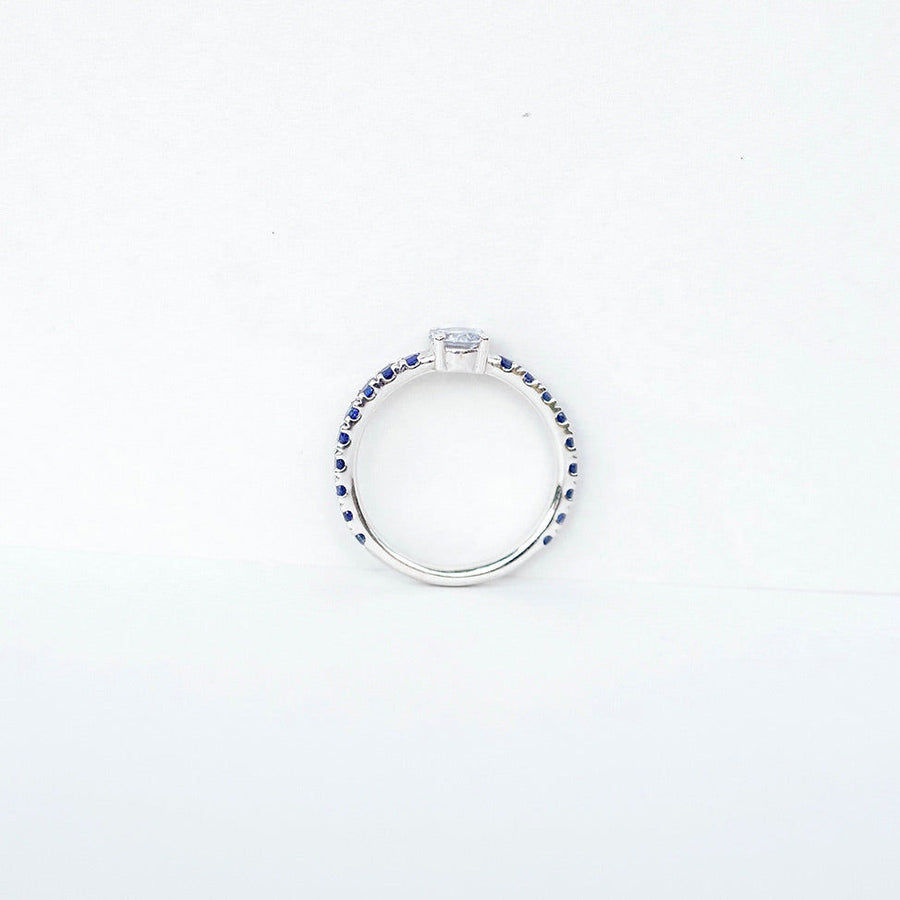 Candy Shades of Blue Ring aus 18K Weißgold I Saphir