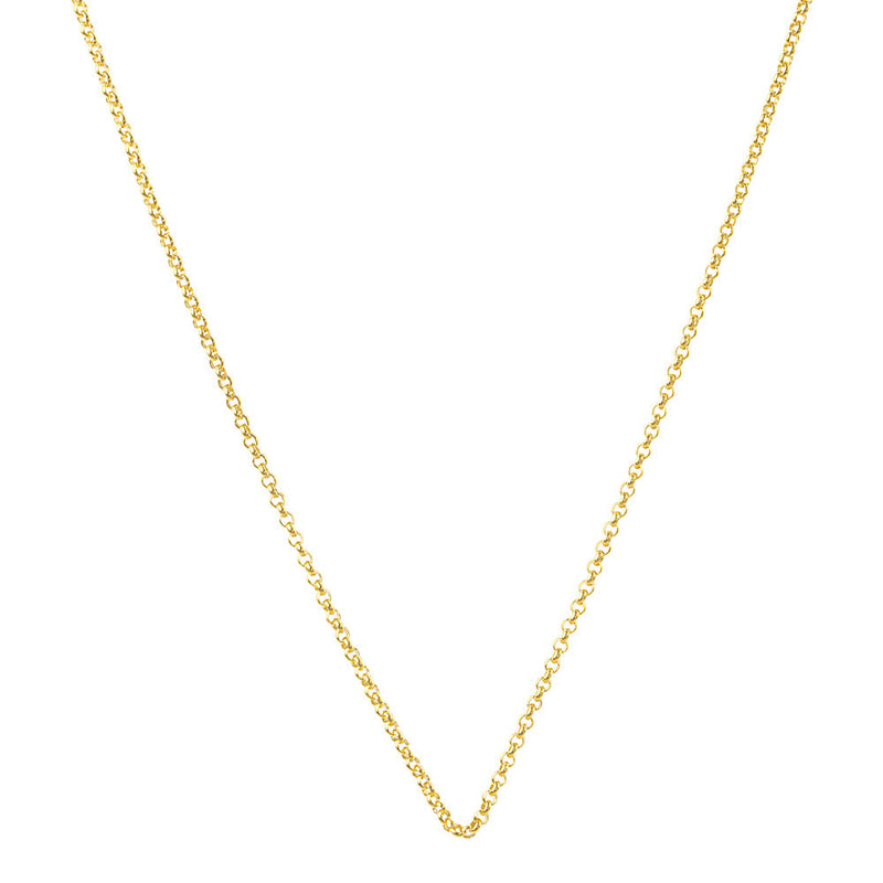 Long Adjustable Chain Gold Plated Necklace